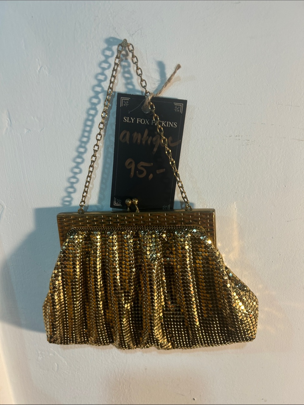 Whiting and Davis vintage evening bag